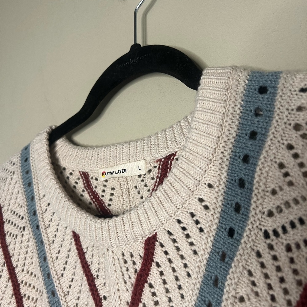 Marine Layer Multicolor Crew Neck Sweater - Picture 6 of 14